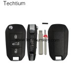 307 blade Truck button 3 button remote key shell for Citroen