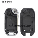 407(HU83)blade 2 button remote key shell for Citroen