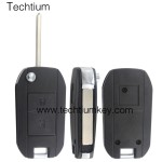 307(VA2) blade 2 button remote key shell for Citroen