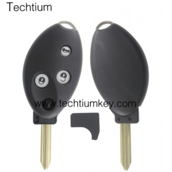 SX9(TOY43) 3 button remote key shell for Citroen C-Quatre