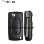 with battery place 307/VA2 blade Truck button 3 button remote key shell for Citroen,Peugeot