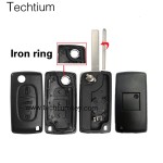 with battery place 307/VA2 blade Truck button 3 button remote key shell for Citroen,Peugeot