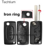 with battery place 307/VA2 blade Truck button 3 button remote key shell for Citroen,Peugeot