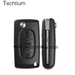 with battery place 407/HU83 blade Truck button 3 button remote key shell for Citroen,Peugeot