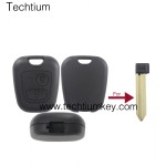 SX9 blade hole 2 button remote key shell for Citroen