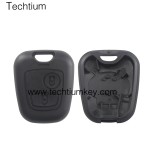 SX9 blade hole 2 button remote key shell for Citroen