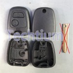 SX9 blade hole 2 button remote key shell for Citroen