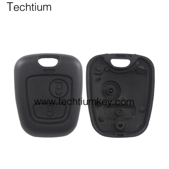 half shell 2 button remote key shell for Citroen