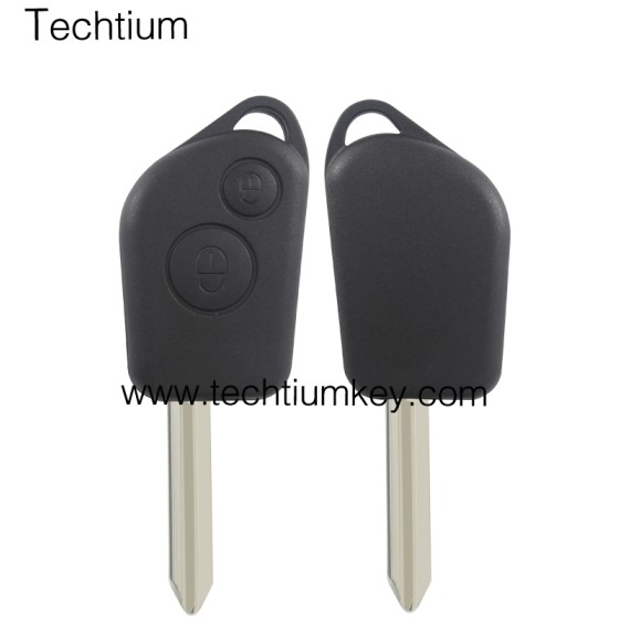 2 button remote key shell for Citroen