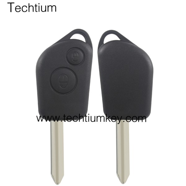 2 button remote key shell for Citroen