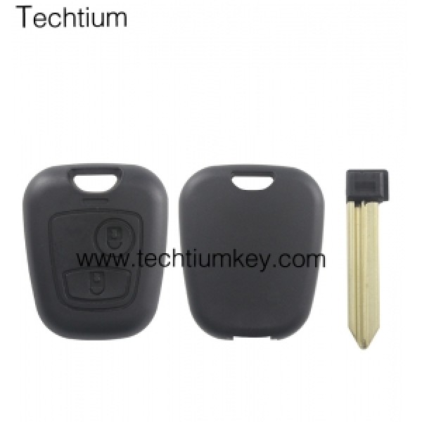 2 button remote key shell for Citroen