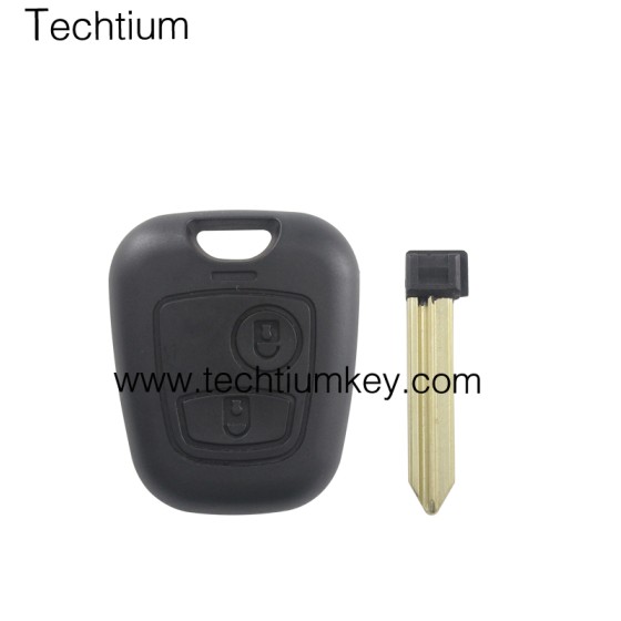 2 button remote key shell for Citroen