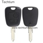 206/NE73 blade 2 button remote key shell for Citroen