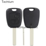 307/VA2 blade 2 button remote key shell for Citroen