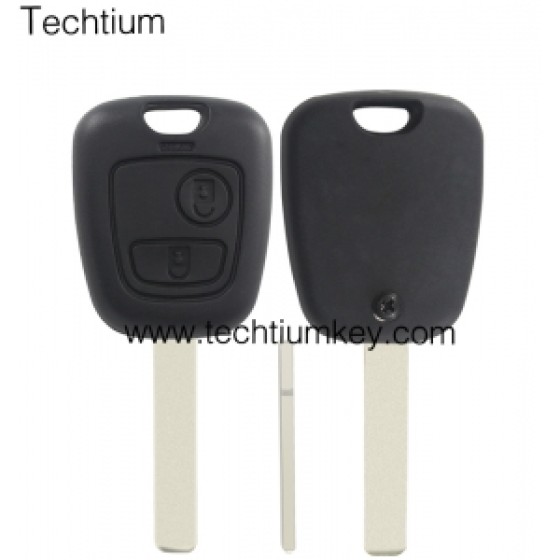 307/VA2 blade 2 button remote key shell for Citroen