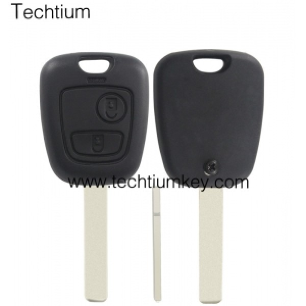307/VA2 blade 2 button remote key shell for Citroen