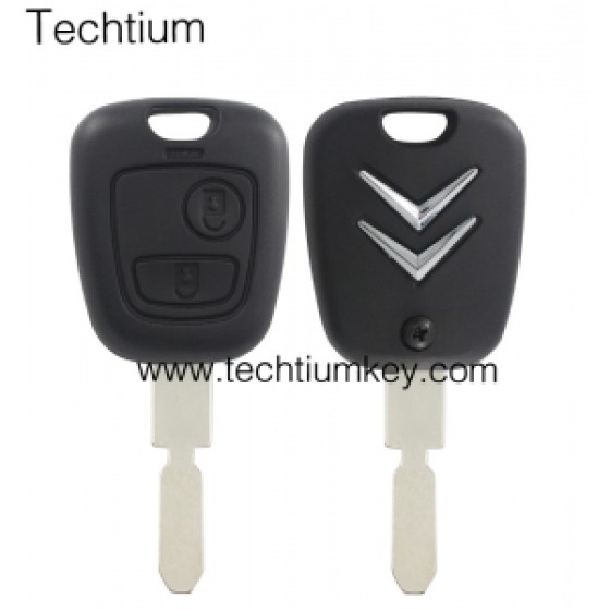 406/NE78 blade 2 button remote key shell for Citroen