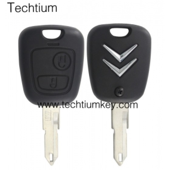 206/NE73 blade 2 button remote key shell for Citroen