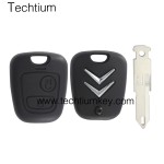206/NE73 blade 2 button remote key shell for Citroen