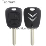 SX9(TOY43)blade 2 button remote key shell for Citroen