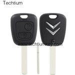 307/VA2 blade 2 button remote key shell for Citroen