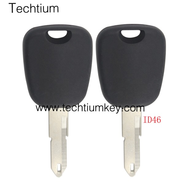 with Aftermarket ID46(PCF7936) chip transponder key shell for Citroen