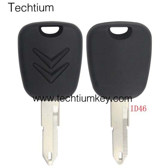 with Aftermarket ID46(PCF7936) chip transponder key shell for Citroen