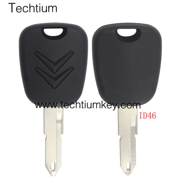 with Aftermarket ID46(PCF7936) chip transponder key shell for Citroen