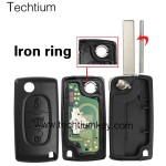 0523 FSK 433Mhz PCF7941 chip 407/HU83 blade 3 button remote key for Citroen after 2011