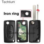 0523 FSK 433Mhz PCF7941 chip 307/VA2 blade 3 button remote key for Citroen after 2011
