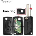 0523 FSK 433Mhz PCF7941 chip 407/HU83 blade 2 button remote key for Citroen after 2011