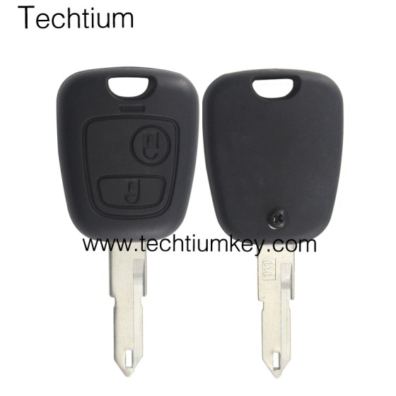 433Mhz ID46 chip 206 blade 2 button remote key for Citroen
