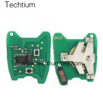 433Mhz ID46 chip 206 blade 2 button remote key for Citroen