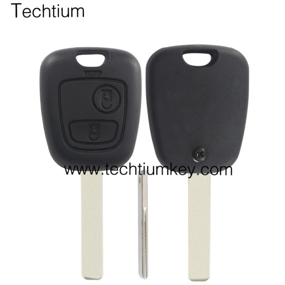 433Mhz ID46 chip 407/HU83 blade 2 button remote key for Citroen