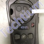 433Mhz ID46 chip 307/VA2 blade 2 button remote key for Citroen