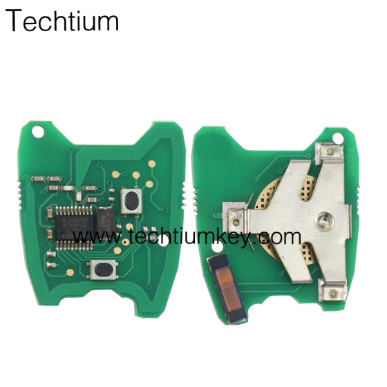 433Mhz ID46 chip 307/VA2 blade 2 button remote key for Citroen