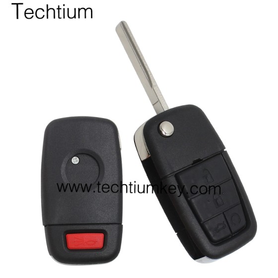 4+1 button remote key shell for GM