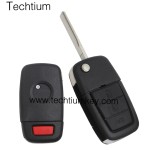 3+1 button remote key shell for GM