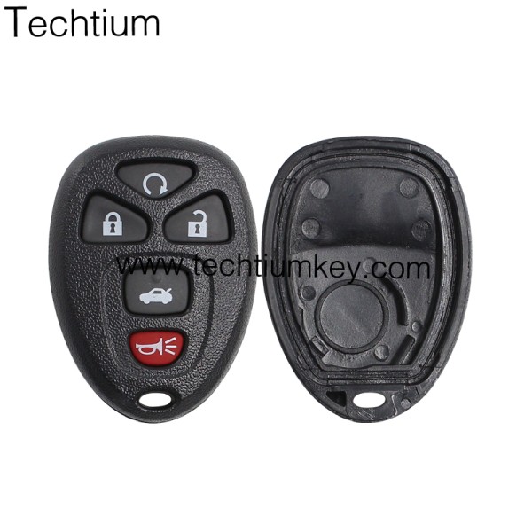 with battery place 5 button remote key shell for GM