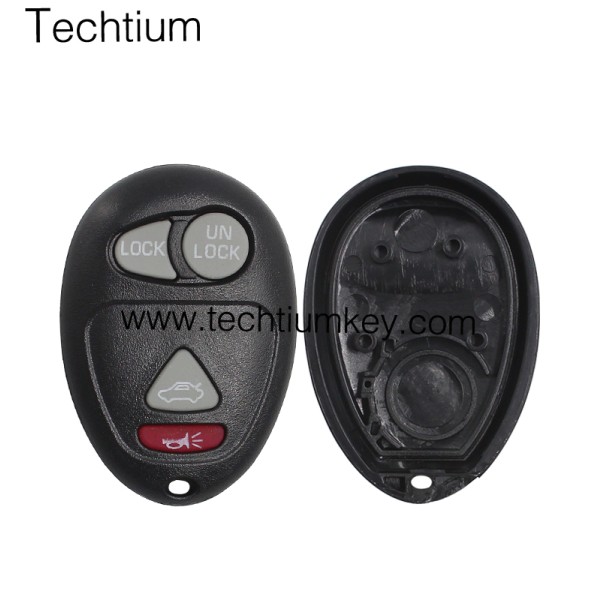 with battery place 4 button remote key shell for GM
