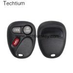 No battery place 3 button remote key shell for GM