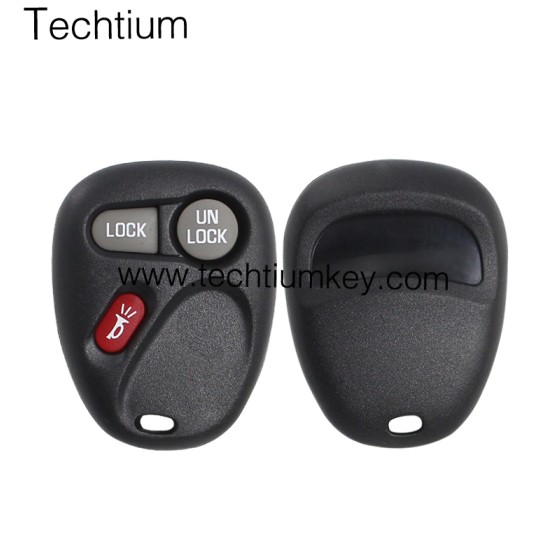 No battery place 3 button remote key shell for GM