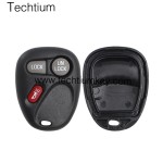 No battery place 3 button remote key shell for GM