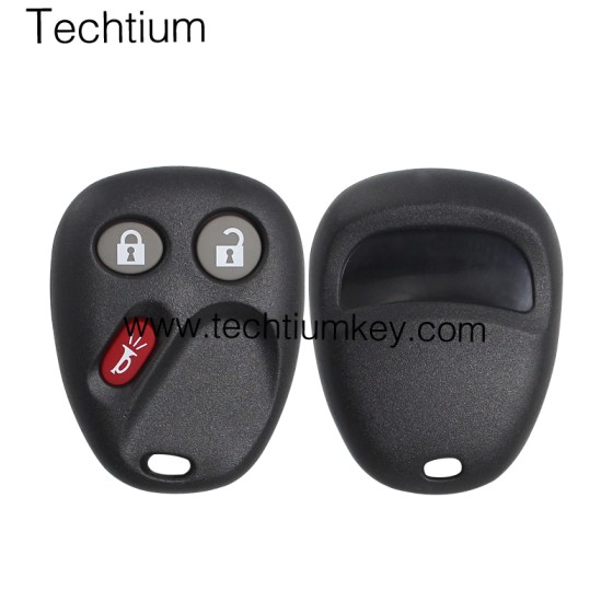 No battery place 3 button remote key shell for GM