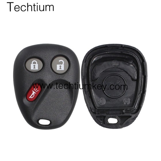 No battery place 3 button remote key shell for GM