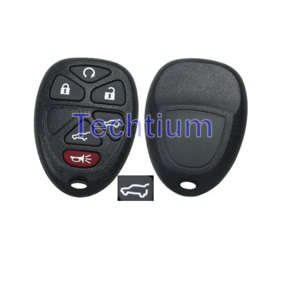 315Mhz FCC:OUC60270 5+1 boutons clé à distance pour GM,Buick
