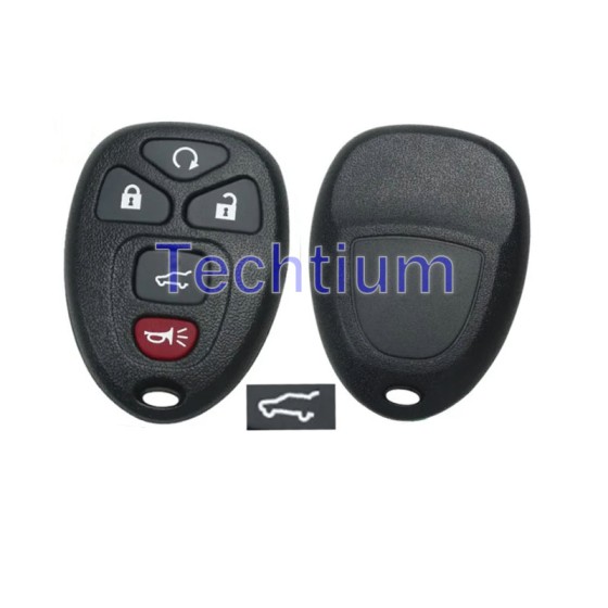 315Mhz FCC:OUC60270 4+1 button remote key for GM,Buick