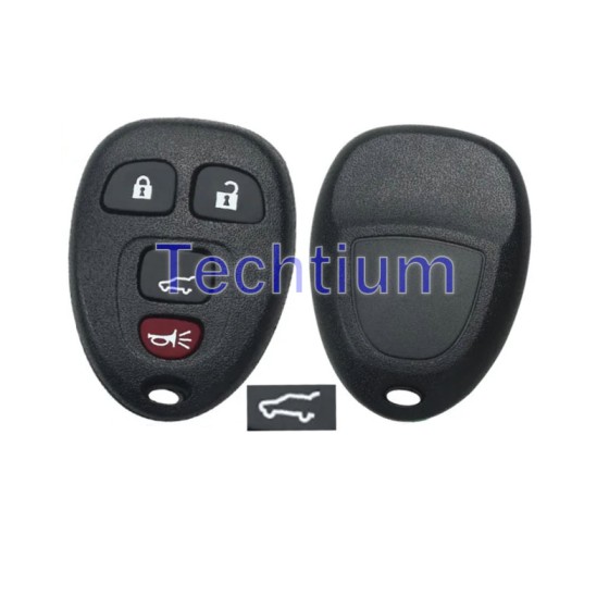 433Mhz FCC:OUC60270 3+1 button remote key for GM,Buick