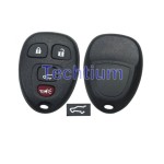 315Mhz FCC:OUC60270 Llave remota de 3+1 botones para GM,Buick