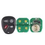 315Mhz FCC:KOBLZAR1XT Llave remota de 4 botones para GM